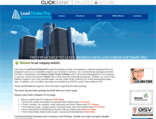 Tablet Screenshot of leadfindersoftwarepro.com